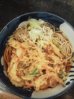 「天ぷらそば\400」@めん処 つるやの写真