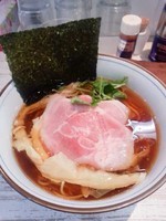 「四つ葉そば　+　ライス中」@中華そば 四つ葉の写真