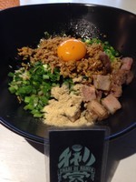 「海老台湾まぜそば８００円　チャレンジメニュー」@麺や 海老庵の写真