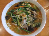 「ニラ玉タンメン（650円）」@きく屋の写真