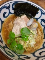 「【限定①】鶏と浅利の清湯醤油中華そば￥800」@㐂九家の写真
