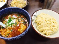 「カレーつけ麺　チーズ　中ライス」@東池袋大勝軒 ROZEOの写真