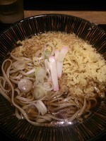 「たぬきそば（380円）」@十割蕎麦 さ竹の写真