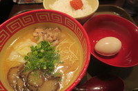 「みそセット 粉落とし」@東京じゃんがら ecute上野店の写真