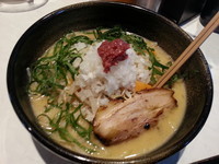 「赤みそみぞれラーメン850円+クーポン大盛」@蘭丸の写真