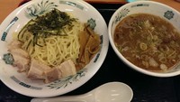 「和風つけ麺、大盛」@日高屋 小田急マルシェ登戸店の写真