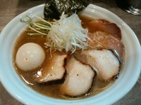 「特製極煮干し風人醤油そば(大盛・230g)1,080円」@麺処 風人の写真