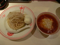 「冷し味噌ラーメン（￥800）+背脂（￥60）+ゆで玉子」@蒙古タンメン 中本 目黒店の写真