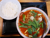 「台湾ラーメン＋ライス」@味噌麺処 花道庵の写真