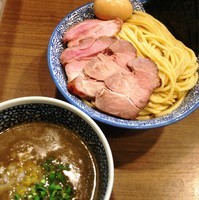 「特製極上濃厚煮干しつけ麺（大盛400ｇ）」@煮干しつけ麺 宮元の写真