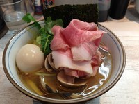 「特製蛤そば、1050円」@中華そば 四つ葉の写真