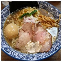 「特製極上煮干しそば」@煮干しつけ麺 宮元の写真