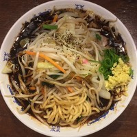 「タンメン￥800円＋辛マー油30円」@中華そば 飯村製作所の写真