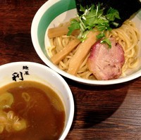「【限定】濃厚つけめん（中盛300g）」@自家製麺 麺屋 利八の写真