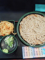 「もり\320＋かき揚げ（クーポン）」@ゆで太郎 西五反田2丁目店の写真