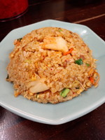 「キムチチャーハン（ラーメンとのセット）850円」@博多ラーメン 長浜や 日暮里店の写真