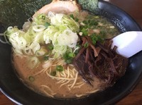 「ねぎ豚骨まる760円」@博多ラーメン とんこつ家の写真