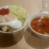 トマト味噌つけ麺(大盛)+チーズごはん