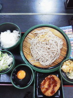 「朝食　納豆（冷・生）\360＋コロッケ（クーポン）」@ゆで太郎 銀座5丁目店の写真