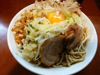 「汁無し蕎麦　小」@豚星。の写真