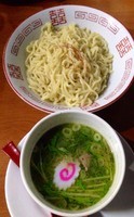 「柚子塩つけそば　890円　（中盛りサービス）」@横浜中華そば 維新商店の写真
