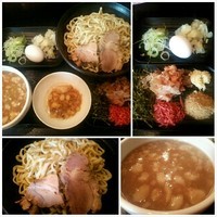 「極・どろつけ麺（中） 釜揚げ、あぶら （150429）」@つけ麺 どでんの写真