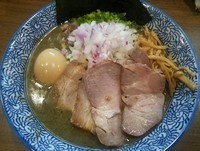 「特製極上濃厚煮干しそば （150427）」@煮干しつけ麺 宮元の写真