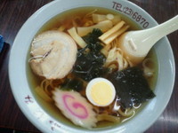 「手打ラーメン 550円」@ふじみ食堂の写真