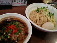 「濃厚辛つけ麺850円+クーポン味玉」@ラーメン 麺や亮の写真