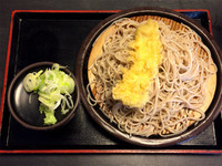 「もりそば(320円)＋いか天(クーポン)」@ゆで太郎 湊店の写真