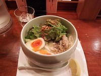「鶏白湯　塩そば（プチ御飯付き）」@鶏白湯麺 蔭山 高田馬場店の写真