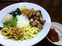 「味噌まぜ（740円）＋チーズ＋辛肉ミンチハーフ」@二代目 むじゃきの写真