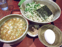 「限定カレー渓つけ麺(750円)」@食処 渓の写真