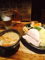 「味噌ダレつけ麺」@北海道らーめん ひむろ 松戸駅前店の写真