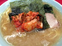 「キムチ中盛り、麺硬め」@ラーメン大将 本店の写真
