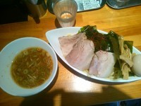 「つけ麺 醤油 並 特上のせ」@麺屋 騎士の写真