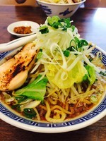 「香味葱ふじ麺」@濃厚鶏豚骨魚介つけ麺 かず屋の写真