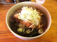 「ゲソかき揚げ蕎麦(500円)」@ろくでなし 浅草橋店の写真