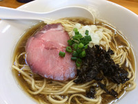 「煮干ソバ（黒）」@煮干中華ソバ イチカワの写真