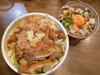 「鶏鶏混ぜそば＋豚ごはん」@INOSHOWの写真