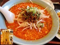 「Bセット四川ごま坦々麺＋半炒飯800円」@福潤園の写真