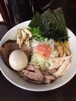 「まぜそば潮 特製 1050円」@自家製麺ほうきぼし 神田店の写真