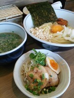 「【ツイッター限定】　辛玉つけ麺煮干し味大盛り」@麺家 Shumen Doushiの写真