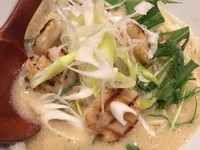 「元祖帆立白湯らぁめん(大)」@旨美麺 築一の写真