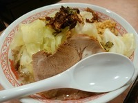 「【キャベふじ麺(中盛・250g・塩)780円】→600円」@特級豚骨 中華そば湊生の写真