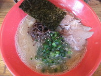 「ラーメン（650円）」@元祖長浜 大学ラーメンの写真