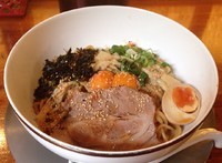 「油そば大盛(850円)」@麺・DINING 毘沙門天の写真