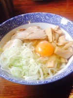 「油ソバ¥700＋生卵¥50」@麺 一直の写真