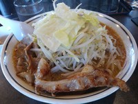 「ハル二郎　　※ニンニク：少な目、　脂：超多め」@ハルピンラーメン 塩尻広丘駅前店の写真