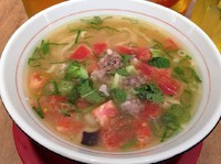 「彩り野菜とハーブの熟塩らぁ麺」@もりずみキッチンの写真